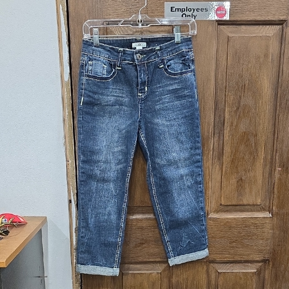 Cato Dark Blue Ankle Jeans